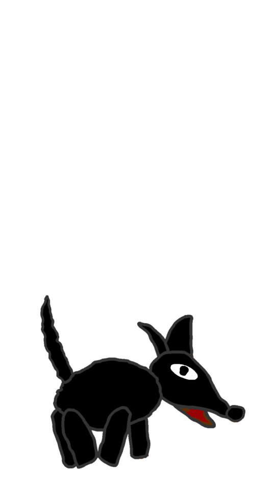 Schwarzer Hund